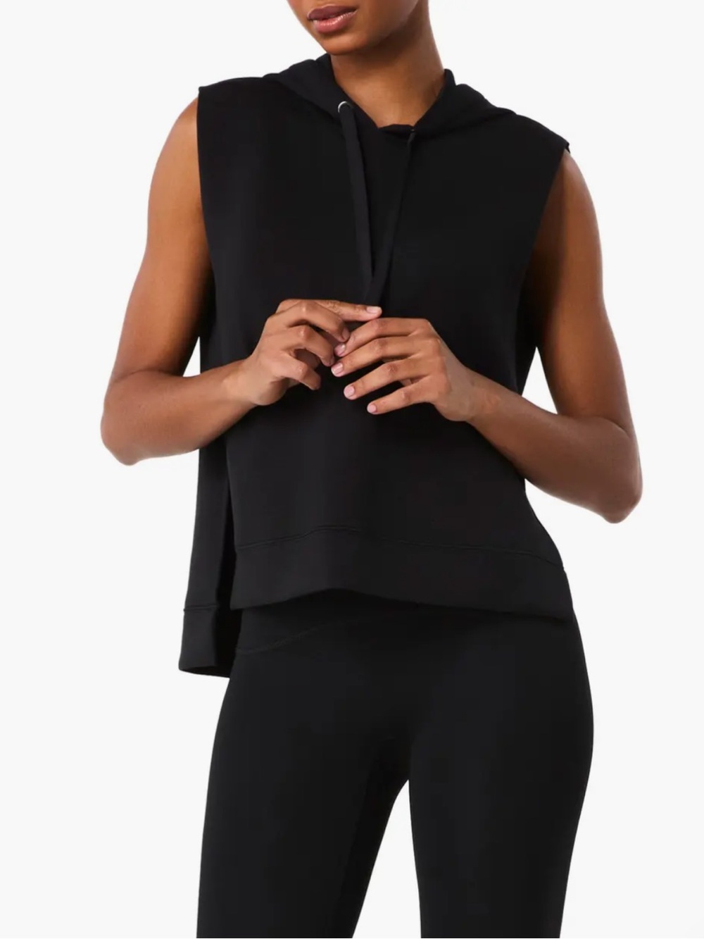 SPANX AirEssentials Sleeveless Hoodie Women’s Size Large NWOT